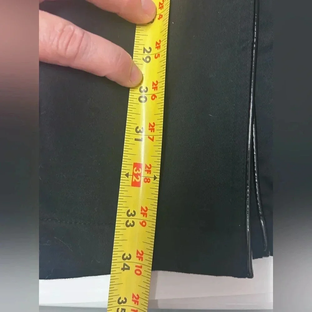 🖤”Guess” Women’s Black Mid Length Military Style Belted Jacket Size XS💛 - Picture 12 of 16